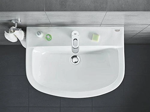 Grohe BauLoop S praustuvo maišytuvas su dugno vožtuvu (plastik), chromas