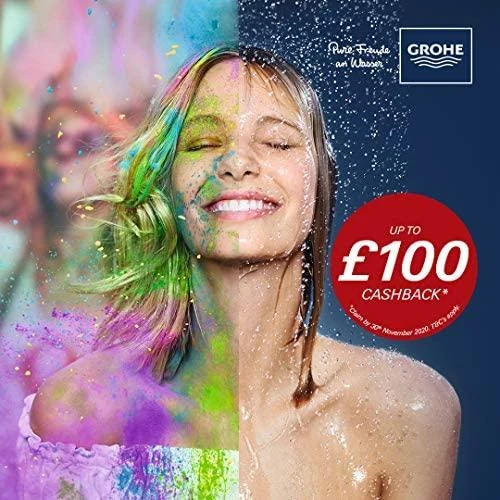 Grohe SmartControl Euphoria Duo 310 termostatinė dušo sistema, chromas/balta