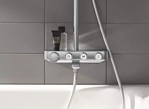 Grohe SmartControl Euphoria Duo 310 termostatinė dušo sistema, chromas/balta