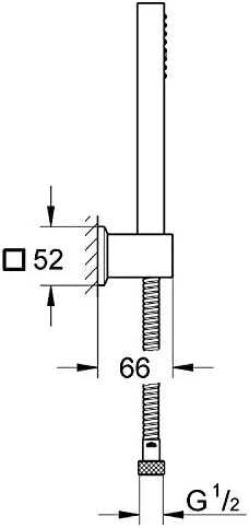 Dušo komplektas Grohe Euphoria Cube+ 27889000