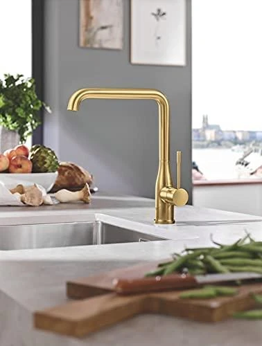 Virtuvinis maišytuvas Grohe Essence, 30269GN0, brushed cool sunrise