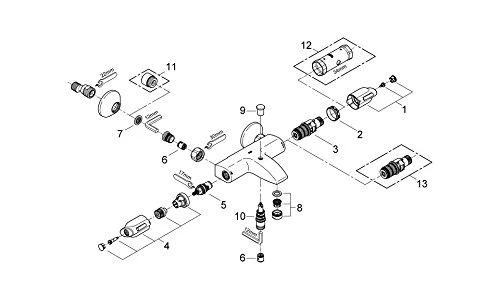 Termostatas voniai Grohe Precision Trend 34227000