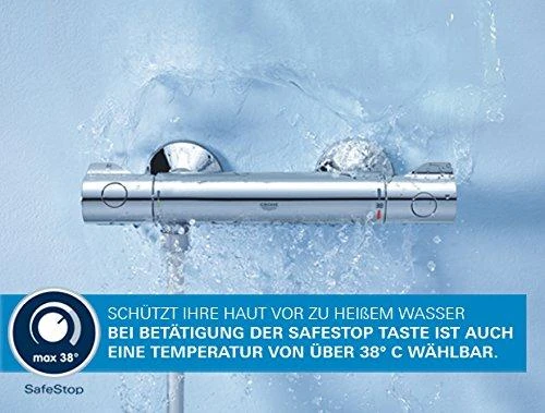 Grohe Grohtherm 800 termostatinis dušo maišytuvas. chromas