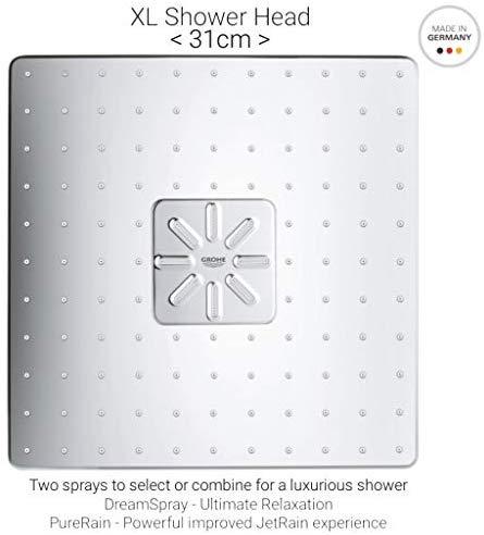 Grohe SmartControl Cube 310 potinkinis termostatinis komplektas, 3 padėčių,158x158 mm, chromas