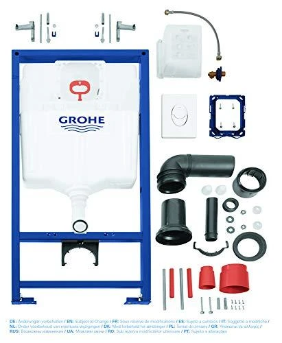 Grohe Komplektas - WC rėmas + Skate Air baltas + tvirtinimai (3 in1)