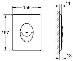 Grohe Komplektas - WC rėmas + Skate Air baltas + tvirtinimai (3 in1)