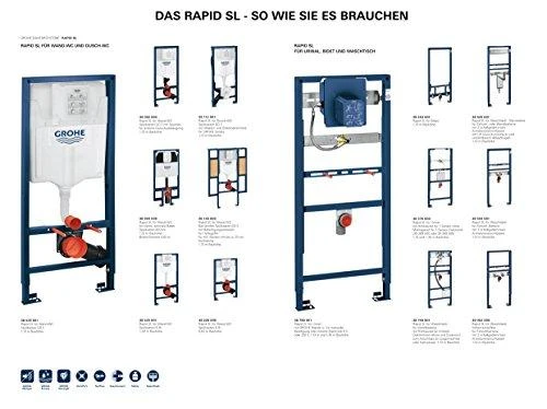 Grohe Komplektas - WC rėmas + Skate Air baltas + tvirtinimai (3 in1)