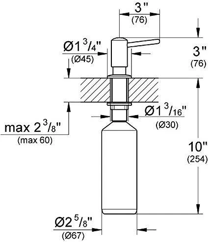 Dozatorius GROHE Contemporary 40536000