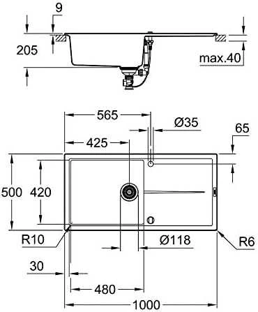 Grohe Plautuvės maišytuvas Essence SmartControl, su ištraukiamu snapu, chromas, 31615000