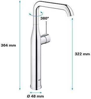 Grohe Essence XL praustuvo maišytuvas , chromas