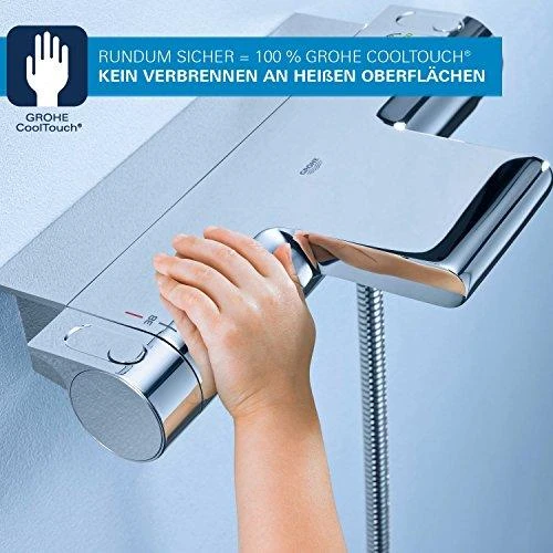 Termostatinis vonios maišytuvas Grohe, Grohtherm 2000 su lentynėle