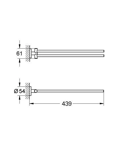Rankšluosčių laikiklis Grohe Essentials 40371001