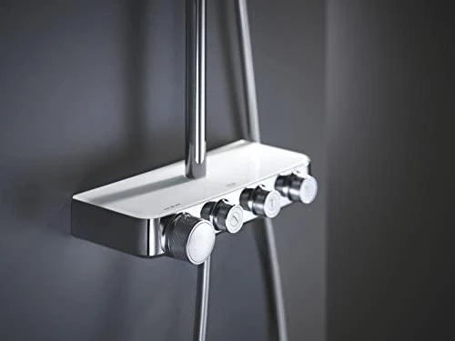 Grohe SmartControl Euphoria Duo 310 termostatinė dušo sistema, chromas/balta