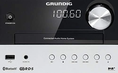 Muzikinis centras Grundig CMS 3000 BT DAB+, home audio micro system, juodas, sidabrinis, 30 W