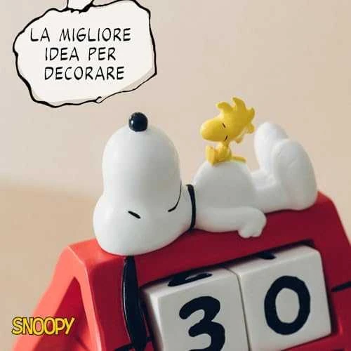 ERIK Snoopy Doghouse 3D perpetual calendar