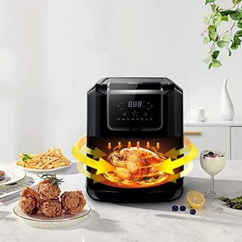 Gruzdintuvė HISENSE AirFryer 1700W 5L 8 išankstiniai nustatymai
