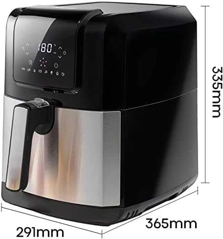 Gruzdintuvė HISENSE AirFryer 1700W 5L 8 išankstiniai nustatymai