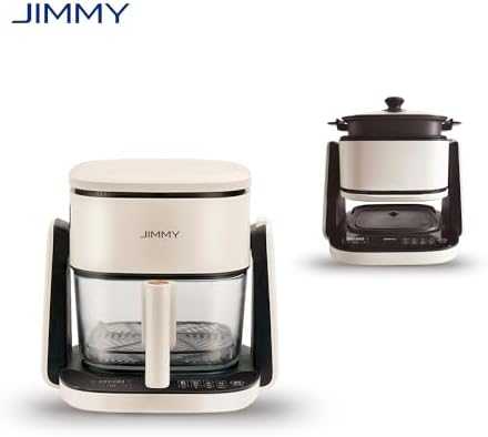 Karšto oro gruzdintuvė Jimmy AF3 + keptuvė | 1100 W | 4 L + 1 L