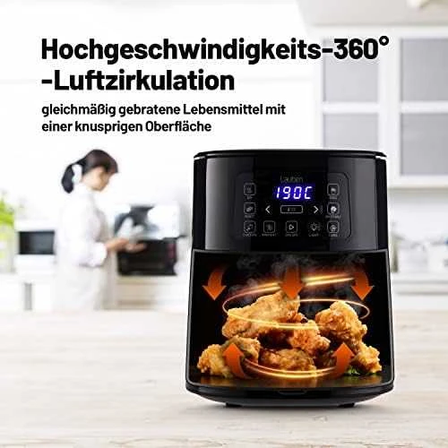 Karšto oro gruzdintuvė Lauben Hot Air Fryer 4000BC