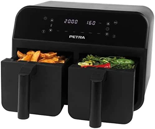 Gruzdintuvė Petra PT4750BLKVDEEU7 Dual Air Juodas 3,7L