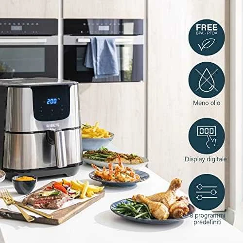 Gruzdintuvė Gold Frying Air Fryer Princess XXL 5,5L