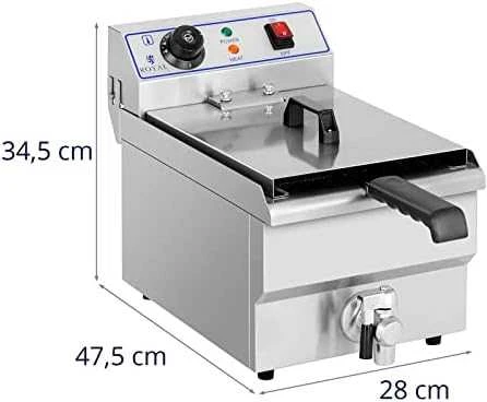 Royal Catering Gruzdintuvė maitinimo reguliuojama elektrinė - 10l 3200W