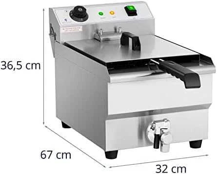 Royal Catering Gruzdintuvė elektrinė nastawna su kranem spustowym 230 V 3200 W 13 l