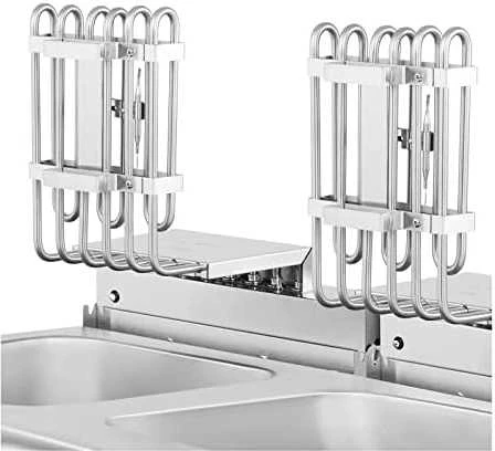 Royal Catering Dviguba atskirai pastatoma elektrinė gruzdintuvė su spintele 400 V 10000 W 26 l
