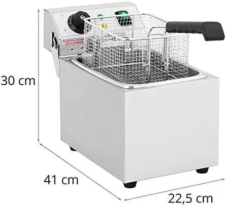 Royal Catering Gruzdintuvė reguliuojamas maitinimo elektrinė 230 V 3200W 8 L