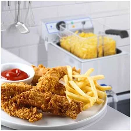 Gruzdintuvė Profesionali žuvies keptuvė su čiaupu 3000W 17L Royal Catering RCEF 15E