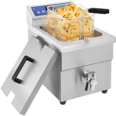 Gruzdintuvė frytkownica indukcinė su kranem 230V Royal Catering 10L