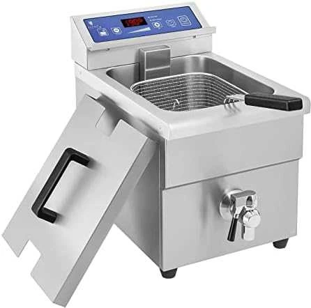 Gruzdintuvė frytkownica indukcinė su kranem 230V Royal Catering 10L