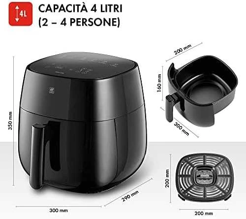 Gruzdintuvė ZWILLING Electrics fryer 36450-280-0 juodas