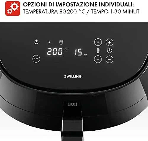 Gruzdintuvė ZWILLING Electrics fryer 36450-280-0 juodas