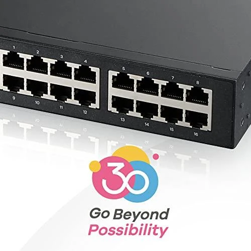 Šakotuvas ZYXEL GS1100-16 16 PORT GIGABIT UNMANAGED SWITCH V3 (5Y WARRANTY)