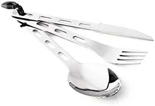 JAV GSI Glacier stainless ring cutlery 3pc valgymo įrankiai