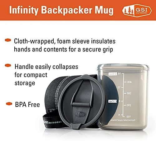 Turistinis puodelis GSI Outdoors Infinity Backpacker
