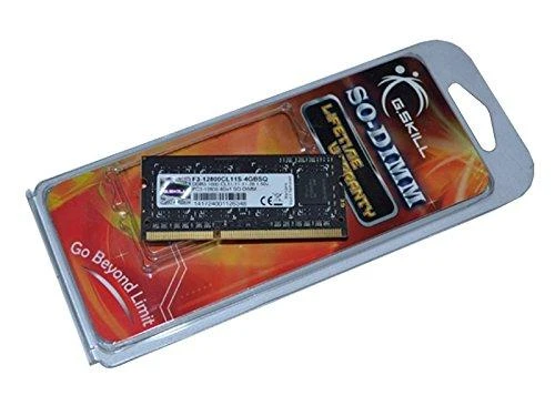 G.SKILL DDR3 4GB nešiojamojo kompiuterio atmintis pakuotėje