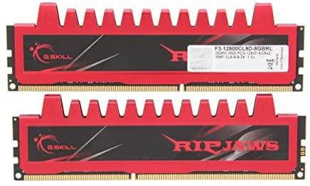 RAM G.SKILL F3-12800CL9D-8GBRL DDR3 8GB G.Skill Ripjaws rinkinys (2x4GB) 1600MHz CL9 1.5V XMP