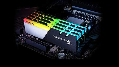 RAM G.SKILL F4-3600C16D-32GTZNC G.Skill Trident Z Neo (skirta AMD) DDR4 32GB (2x16GB) 3600MHz CL16 1.35V XMP 2.0