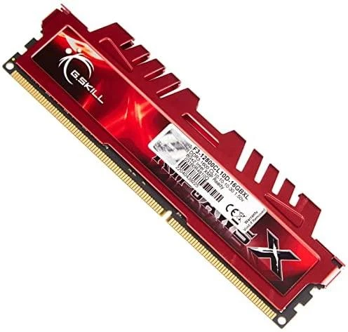 RAM G.SKILL F3-12800CL10D-16GBXL DDR3 16GB G.Skill RipjawsX rinkinys (2x8GB) 1600MHz CL10 1.5V XMP