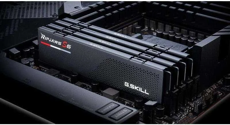 G.Skill | Ripjaws S5 | 64 bitų rinkinys (32 GB x 2) GB | DDR5 | 6000 MHz | Kompiuteriai/serveriai | Registracijos Nr. | ECC Nr.