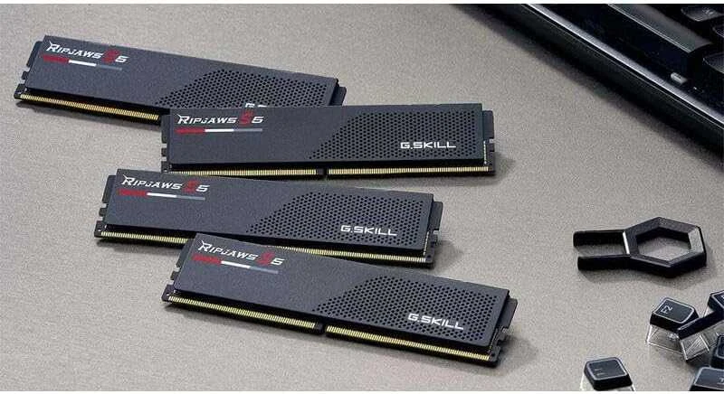 G.Skill | Ripjaws S5 | 64 bitų rinkinys (32 GB x 2) GB | DDR5 | 6000 MHz | Kompiuteriai/serveriai | Registracijos Nr. | ECC Nr.