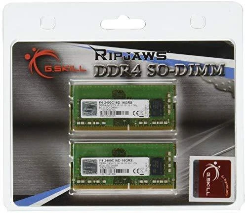 Nešiojamo kompiuterio atmintis G.SKILL DDR4 RIPJAWS 2x8GB 2400MHz CL16