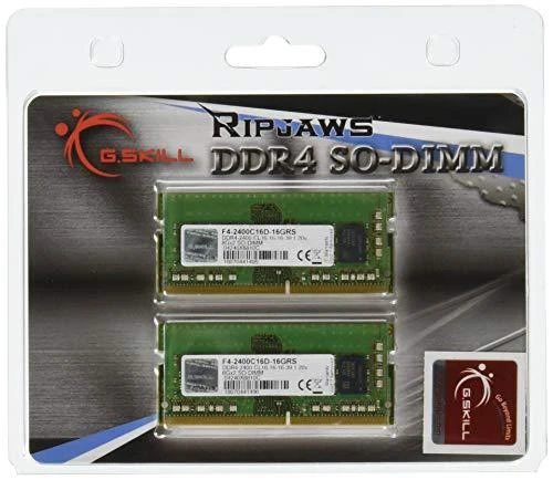 Nešiojamo kompiuterio atmintis G.SKILL DDR4 RIPJAWS 2x8GB 2400MHz CL16