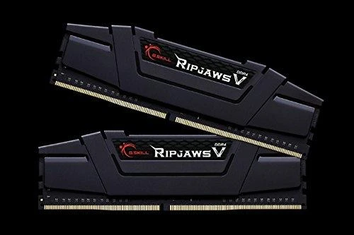 G.Skill Ripjaws V atminties moduliai su juodais radiatoriais