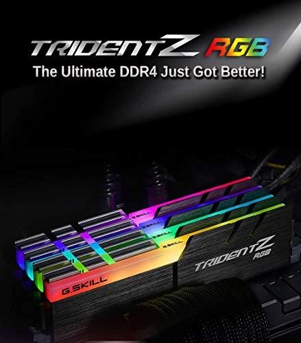 RAM G.Skill Trident Z RGB F4-3200C16D-16GTZR atminties modulis 16 GB 2 x 8 GB DDR4 3200 MHz
