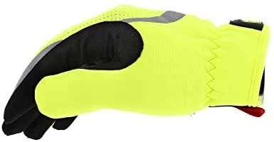 Mechanix Wear Pirštinės Mechanix FastFit® HiViz geltonos XL dydis. Rauktas rankogalis, dirbtinė oda, TrekDry®, šviesą atspindintys užrašai