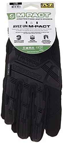 Mechanix Wear Pirštinės Mechanix M-Pact® Covert juodos L dydis. Velcro, TrekDry®, dirbtinė oda, delno, krumplių, Armortex®, pirštų apsauga, D30® apsauga nuo vibracijos