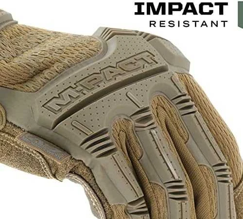 Mechanix Wear Pirštinės Mechanix M-Pact® Coyote 11/XL dydis. Velcro, TrekDry®, dirbtinė oda, delno, krumplių, Armortex®, pirštų apsauga, D30® apsauga nuo vibracijos